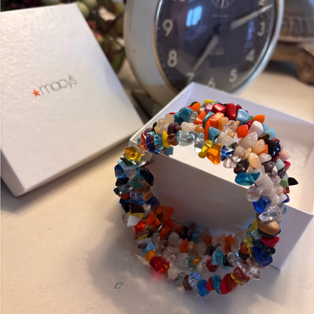 Colorful Beaded Bracelet Set - Picture 4 of 4